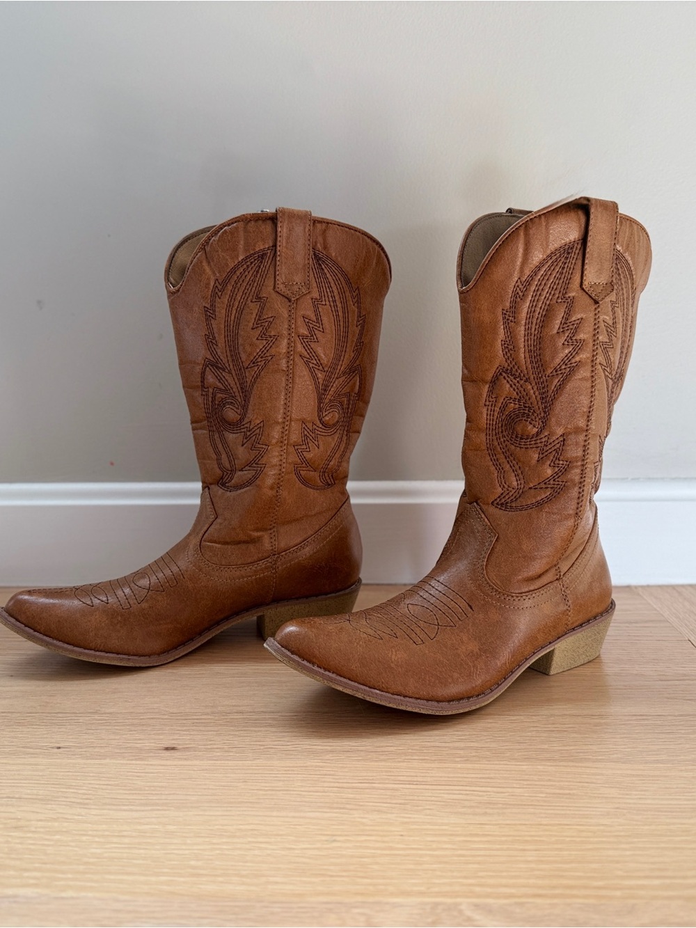 Coconuts by Matisse Women’s Western Cowboy Boots Size 6M – Tan/Cognac